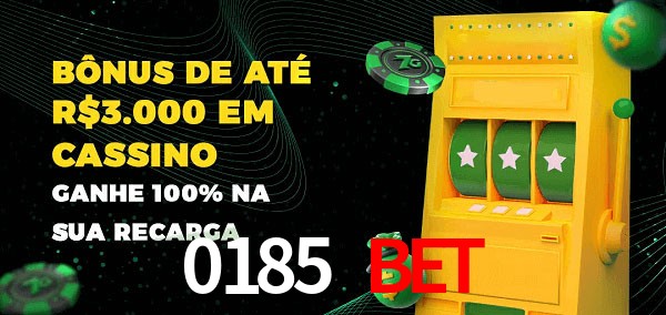 0185 Bet melhor bônus de depósito